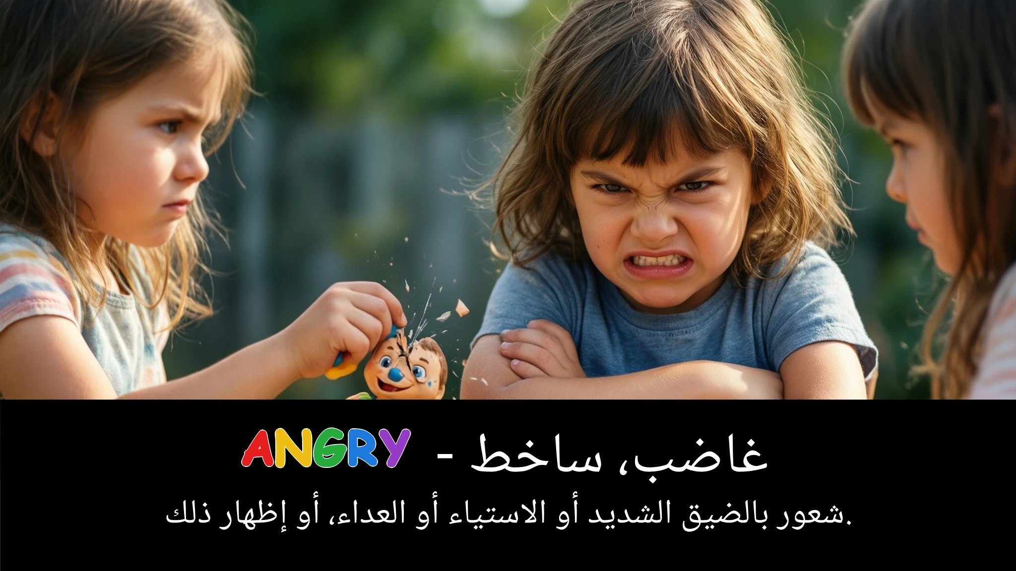 Arabic Illustration for angry